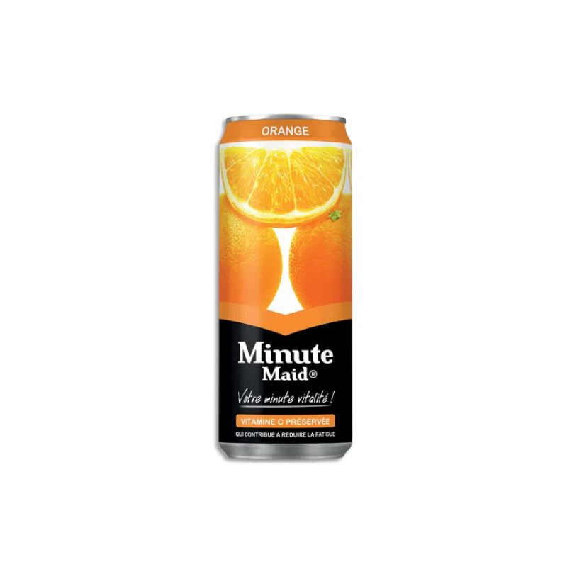 MINUTE MAID Canette de jus d'Orange de 33 cl