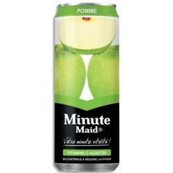 MINUTE MAID Canette de jus de pomme de 33cl