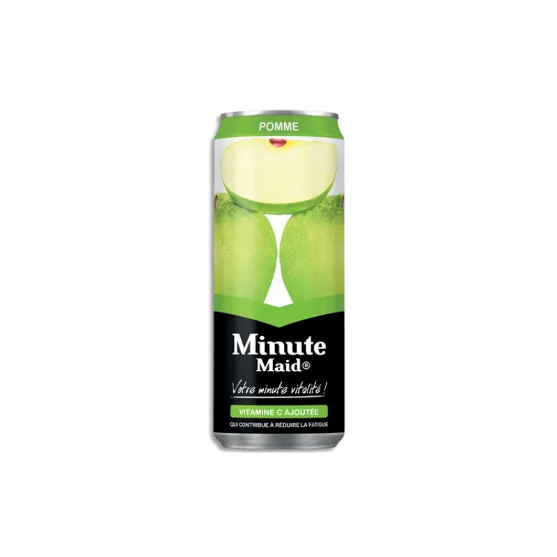 MINUTE MAID Canette de jus de pomme de 33cl