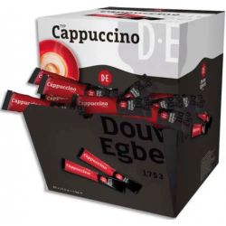 DOUWE EGBERTS Boîte de 80 sticks en poudre de cappuccino 1kg, 12,5g par stick