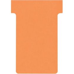 NOBO Etui de 100 fiches T en carton, 170 g/m2, indice 2, orange