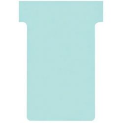 NOBO Etui de 100 fiches T en carton, 170 g/m2, indice 2, bleu clair