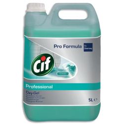 CIF PROFESSIONAL Bidon 5 Litres nettoyant multiusage oxygel à l'oxygène actif fraîcheur océan Pro Formula