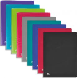 OXFORD Protège-documents OSMOSE A4 PP 160 vues 80 pochettes numérotées. Coloris assortis 9 couleurs