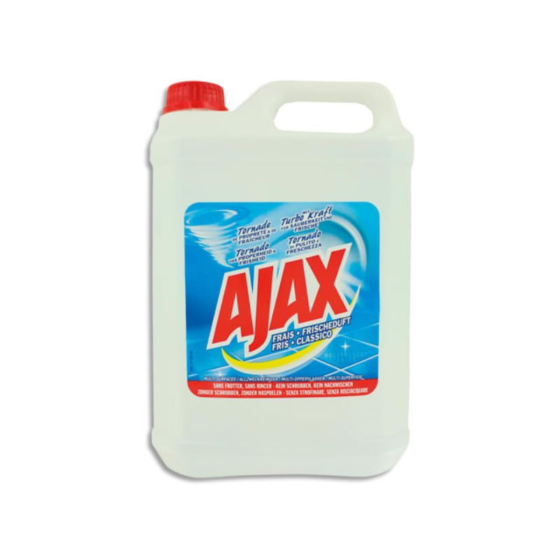 AJAX Bidon de 5 litres nettoyant parfum frais
