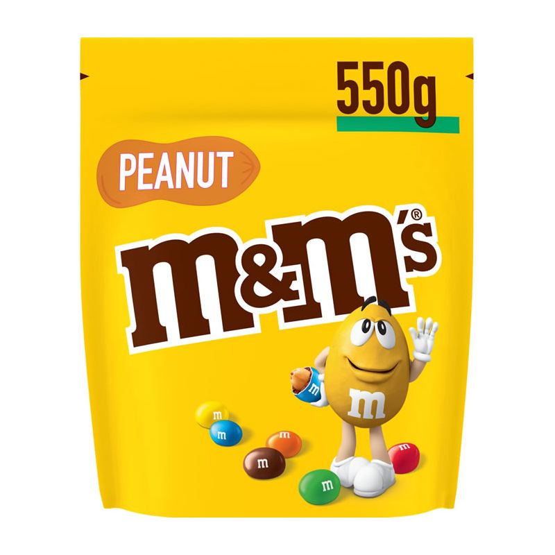M&M's : Cacahuètes enrobées de chocolat 550g