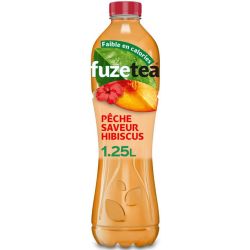 FUZE TEA : Thé noir glacé aromatisé à la pêche et l'hibiscus