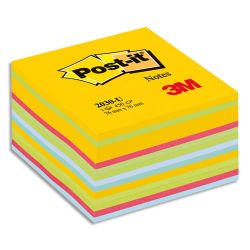 POST-IT Cubes POST-IT® Light Energie (Ultra jaune Déco) 450 feuilles 76 x 76 mm