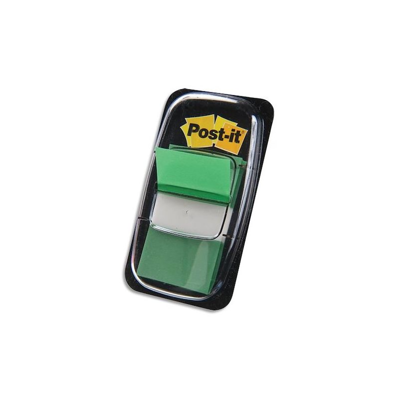 POST-IT Set de 50 marque-pages souples, coloris Vert