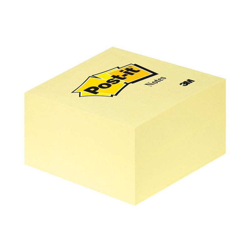 POST-IT Cube POST-IT® Jaune Pastel, 76 x 76 mm, 450 feuilles