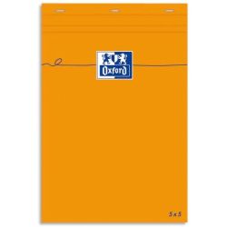 OXFORD Bloc IDEA format 7,4 x 10,5 cm 80 grammes réglure 5x5 301201