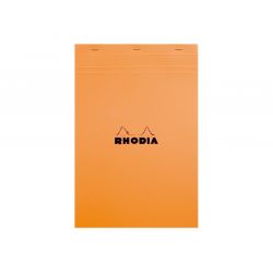 RHODIA Bloc de direction couverture Orange 80 feuilles (160 pages) format A4 réglure 5x5