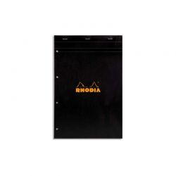 RHODIA Bloc N°20 agrafé 160 pages perforées 80g 5x5 21x31,8cm