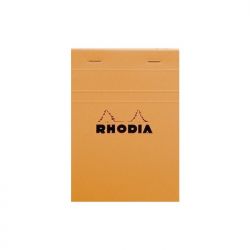 RHODIA BLoc de direction couverture Orange 80 feuilles (160 pages) format 8.5x12cm réglure 5x5