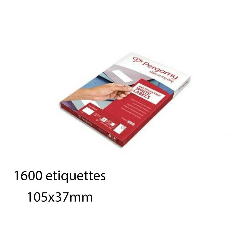 PRG B/1600 ETIQUE MULTIUSAGE 105X37MM