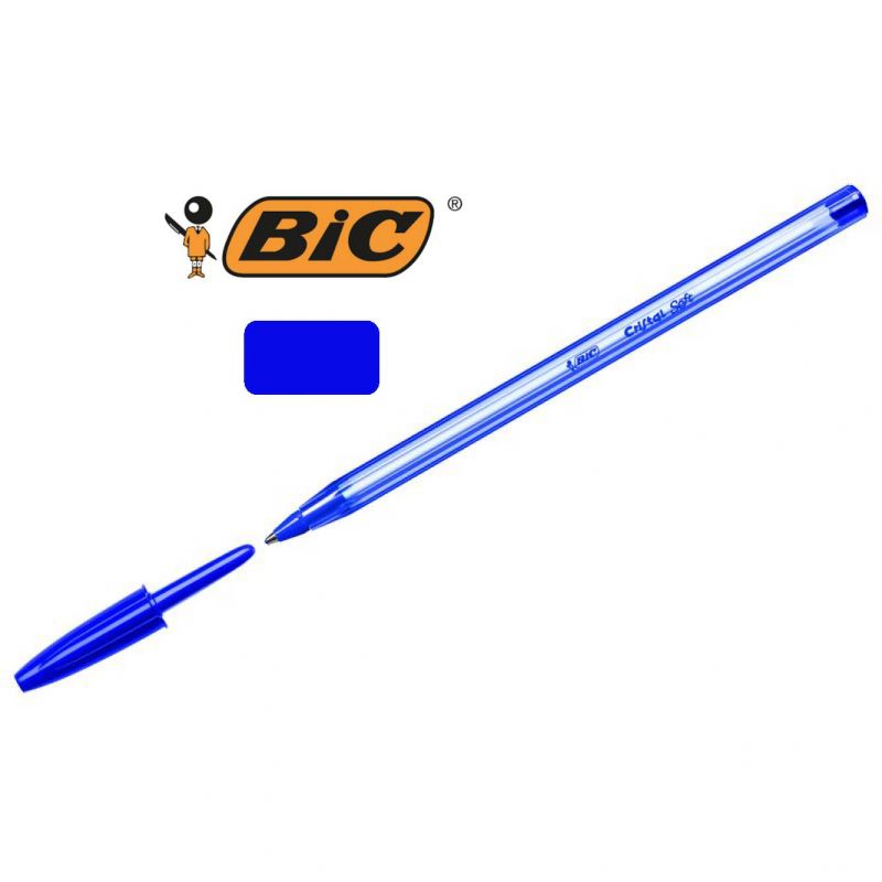 BIC CRISTAL Stylo bille SOFT Bleu