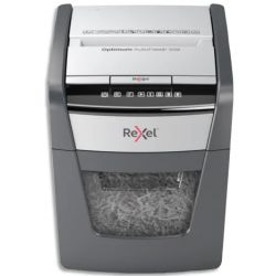 REXEL Destructeur de documents Optimum Auto+ 50X P-4, coupe croisée, 4x28mm, 50 feuilles, 20 L 2020050XEU