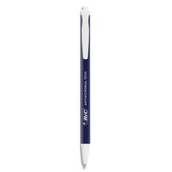 BIC Stylo bille rétractable Antimicrobien. Pointe Moyenne 1mm. Coloris Bleu