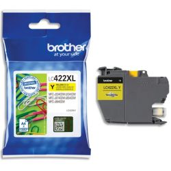 BROTHER Cartouche Jet d'encre jaune XL LC422XLY