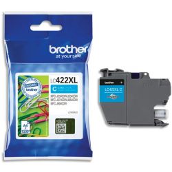 BROTHER Cartouche Jet d'encre cyan XL LC422XLC