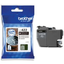 BROTHER Cartouche Jet d'encre noir LC422BK