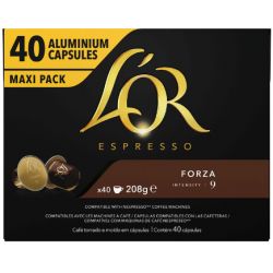 L'OR 40 Capsules de café expresso forza