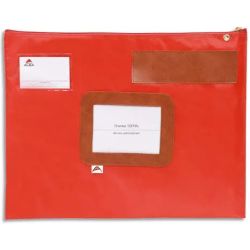 ALBA Pochette navette Rouge en PVC dimensions : 42x32cm