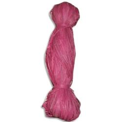 GRAINE CREATIVE Bobine de 50g de raphia végétal Rose Tyrien, longueur non standardisée de 1 à 1,20m