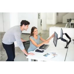 FELLOWES Bras porte écran double Platinum Series