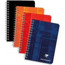CLAIREFONTAINE Carnet spirale 100 pages 9,5x14cm