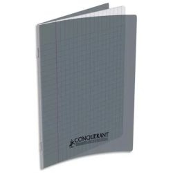 CLAIREFONTAINE LINICOLOR cahier spirale couverture polypro 180 pages A4 grands  carreaux