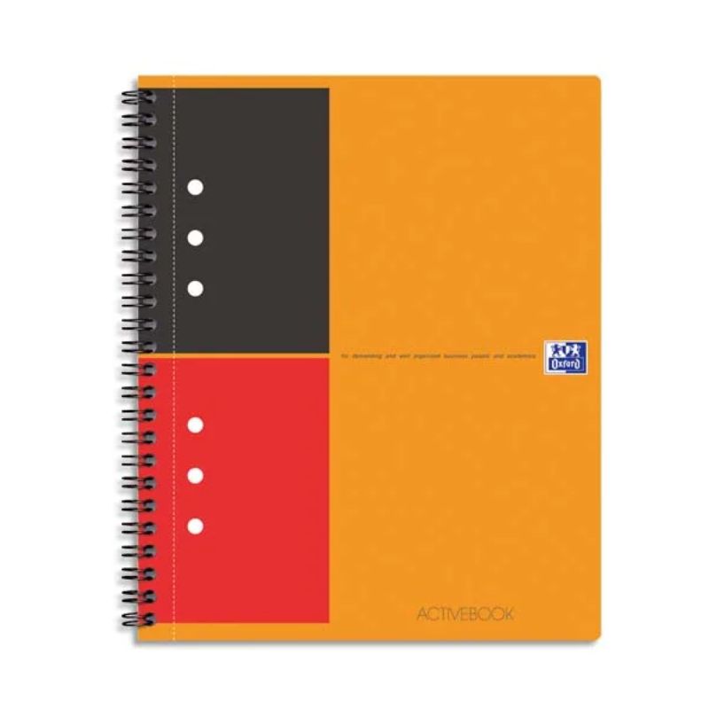 OXFORD Cahier ACTIVEBOOK spirales 160 pages