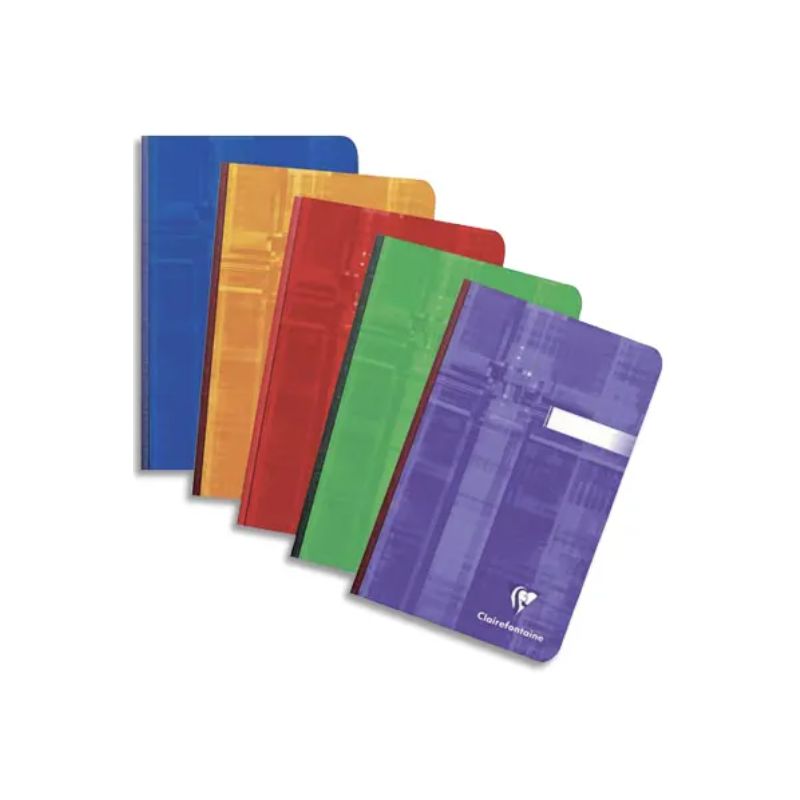 CLAIREFONTAINE Carnet reliure brochure 11x17 cm 192 pages