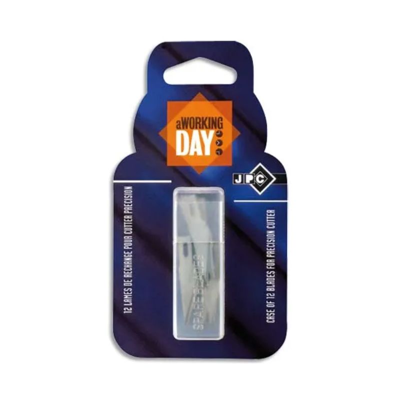 JPC Etui de 12 lames pour cutter de précision numéro 1