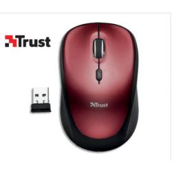 TRUST Souris sans fil rouge YVI ECO