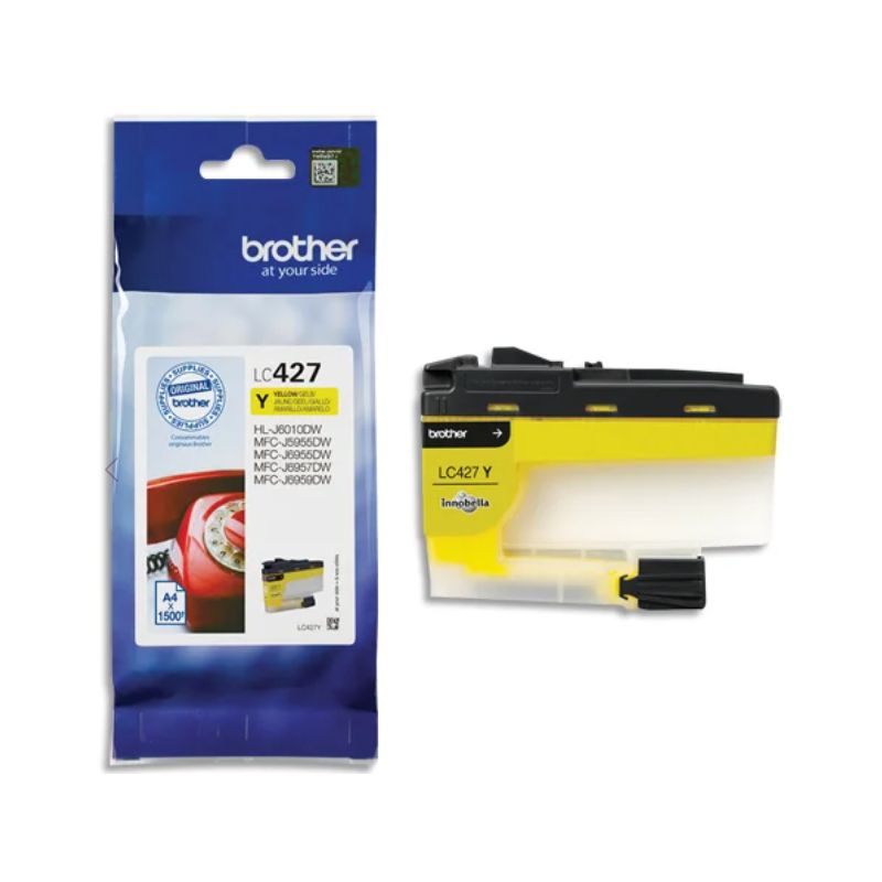 BROTHER Cartouche jet d'encre jaune LC427Y