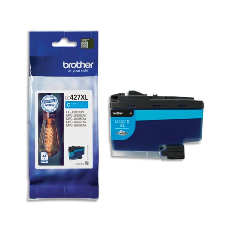 BROTHER Cartouche jet d'encre XL cyan LC427XLC