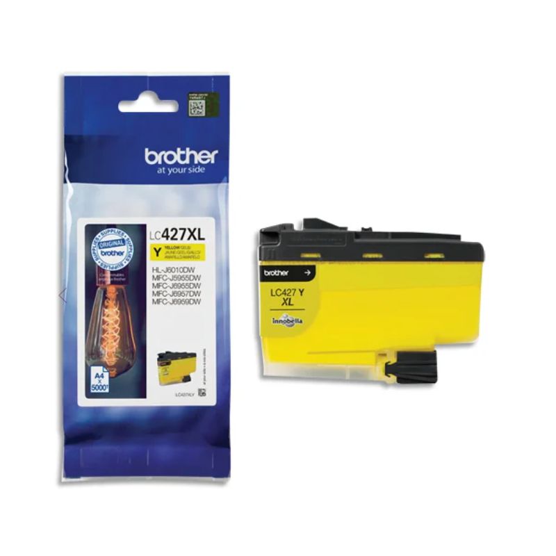 BROTHER Cartouche jet d'encre XL jaune LC427XLY