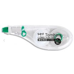 TOMBOW Roller de correction latéral MONO YSE4 ergonomique 4,2mm x 12m, rapide, propre et précis