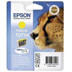 EPSON Cartouche Jet d'Encre DURABrite Ultra Jaune ''Guépard'' - C13T07144012