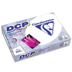 CLAIREFONTAINE Ramette de 250 feuilles papier Blanc DCP copieur, Laser, Jet d'encre couleur 200gr A3