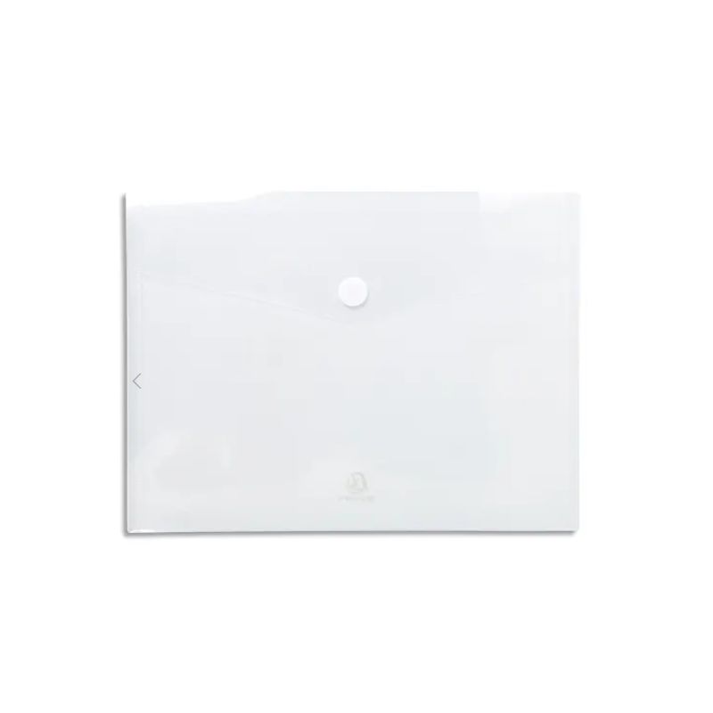 EXACOMPTA Sachet de 5 pochettes-enveloppes scratch A4 en polypropylène 2/10e. Coloris incolore