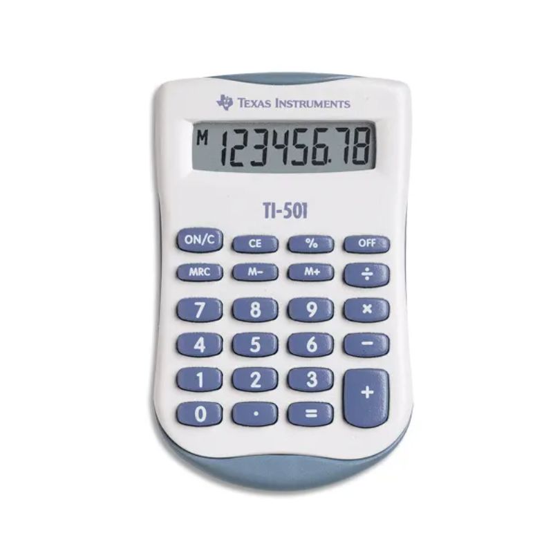 TEXAS INSTRUMENTS Calculatrice de poche TI-501 - 501/FBL/11E1