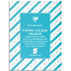 CLAIREFONTAINE Ramette de 500 feuilles de calque supérieur, format A3, 90/95g