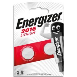 ENERGIZER Pile Lithium CR2016, pack de 2 piles