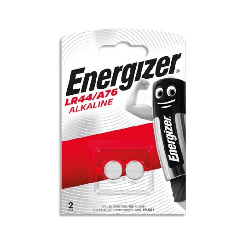 ENERGIZER Pile Calculatrice/Photo A76 LR44, pack de 2 pilesv