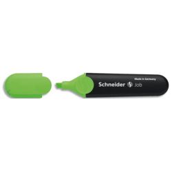 SCHNEIDER Surligneur JOB 150 (rechargeable) pointe biseautée, encre Verte