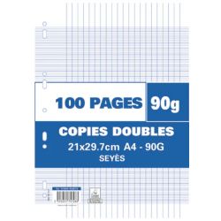 5 ETOILES Cahier spiralé 160 pages 90g 5x5 A4+. Feuille détachable