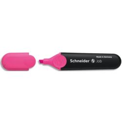 SCHNEIDER Surligneur JOB 150 (rechargeable) pointe biseautée, encre Rose