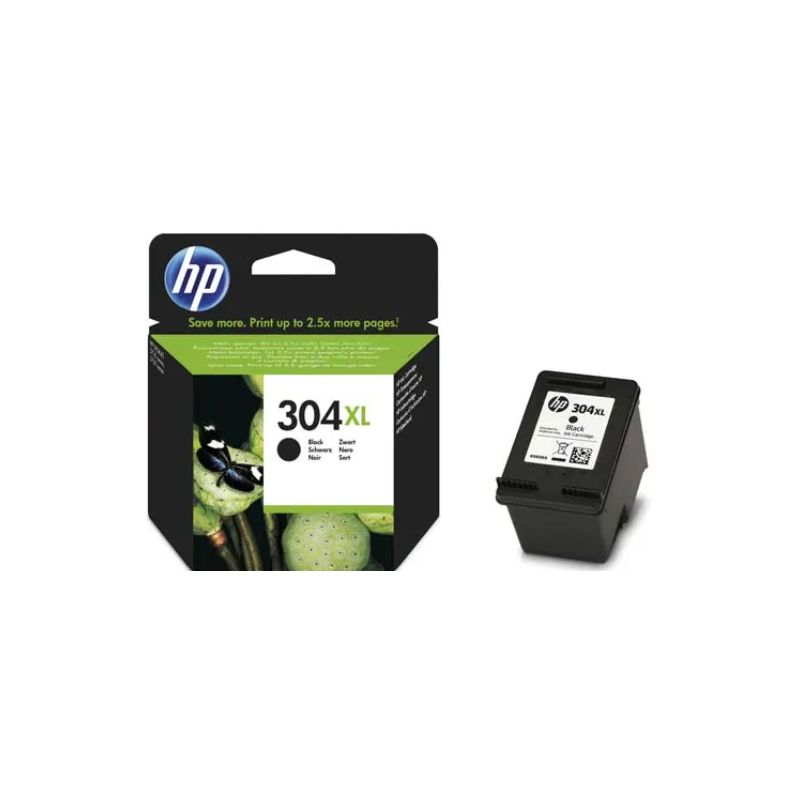 HP Cartouche Jet d'encre Noir 304XL N9K08AE